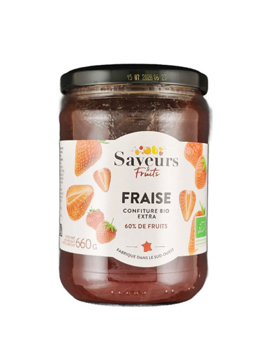 Confiture de Fraise 660g Bio