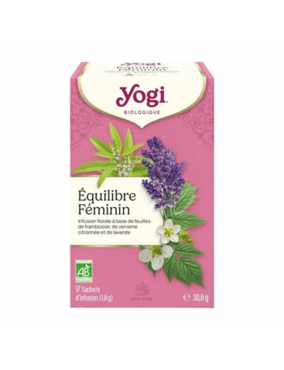 Infusion Équilibre Féminin Yogi Tea, 17 sachets