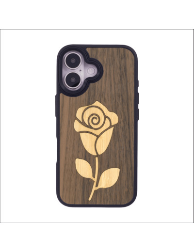 Coque iPhone 16 - La rose