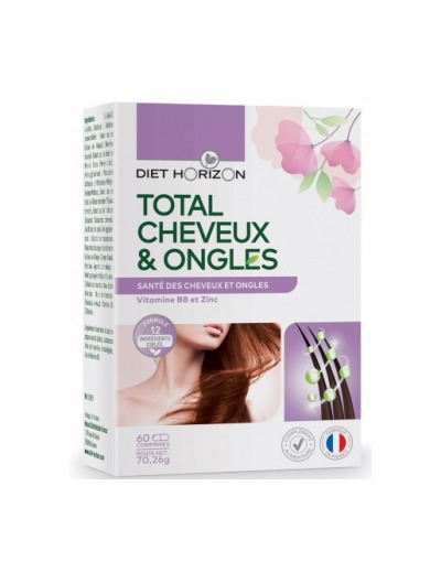 Total Cheveux et Ongles 60 comprimés