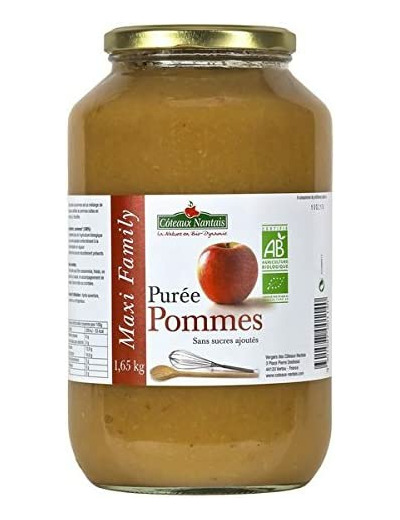 Puree pomme 1,65kg Côteaux Nantais