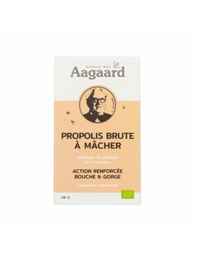 Propolis brute à mâcher bio-20g-Aagaard