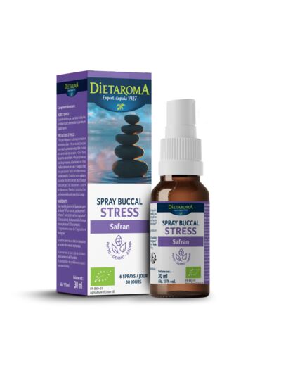 Spray buccal stress au Safran-30ml-Dietaroma