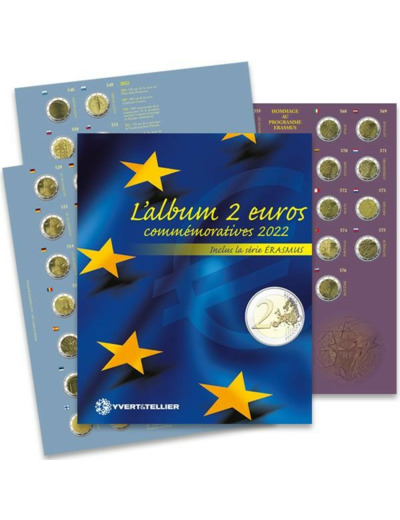 RECHARGE 2 EURO COMMEMORATIVES 2022 (Yvert)