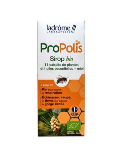 Propolis Sirop Extraits Plantes et Miel Bio 150ml