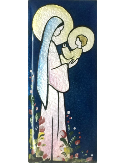 Vierge de joie 12X5cm - EMAUX DU LIBAN