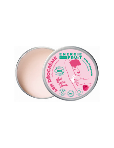 Déodorant crème 48h Bio parfum framboise 45g