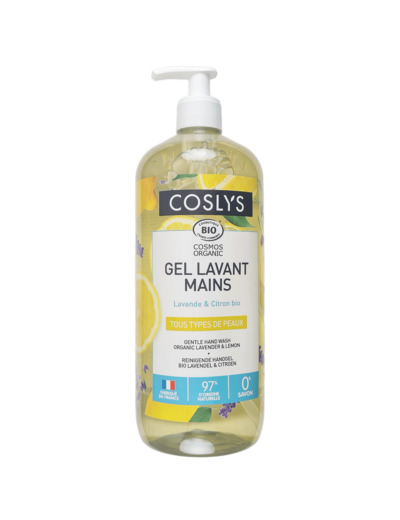 Gel Lavant Mains Lavande Citron Ecocert Bio 1L