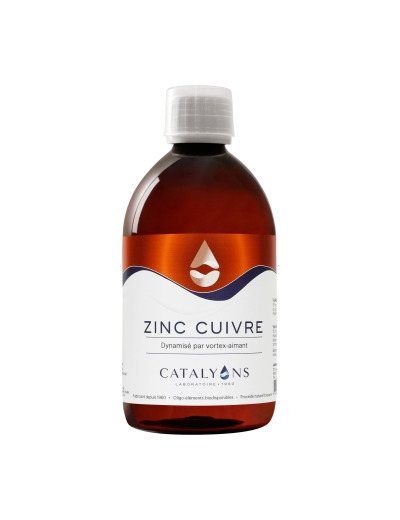 Zinc Cuivre ionisé 500ml