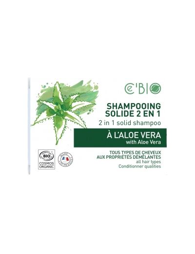 Shampooing solide 2 en 1 Aloe Vera 85g