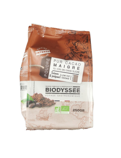 Poudre Cacao Maigre 250g Bio