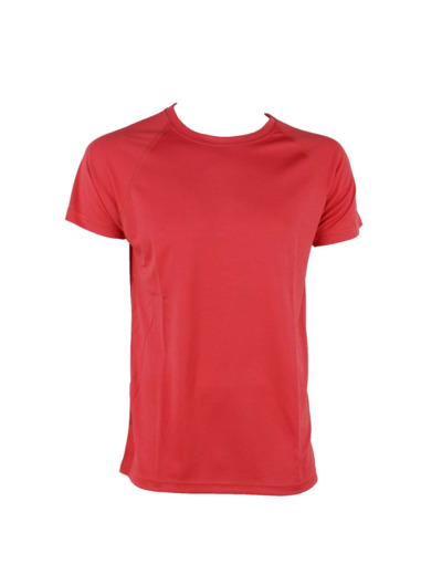 T-shirt rouge (100% polyester)