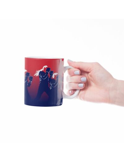 Tasse ou mug boxe/boxing "Sur le ring  du boxeur et de la boxeuse" - Personnalisable