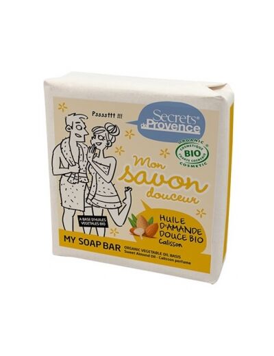 Mon savon douceur huile d'amande douce Parfum Calisson 100g