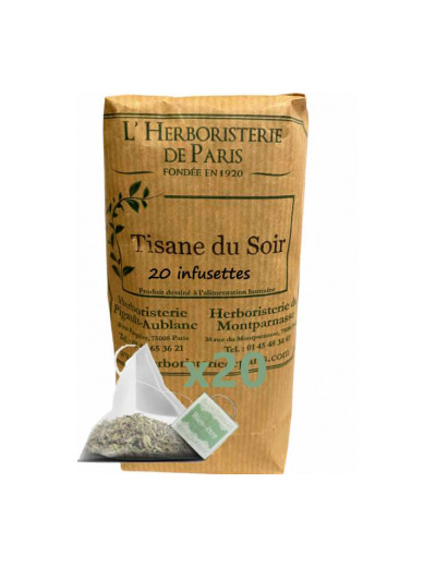 Tisane du Soir 20 infusettes concentrées de 2gr