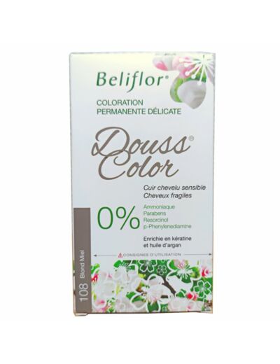 Coloration Permanente Délicate Douss Color 108 Blond Miel 131ml