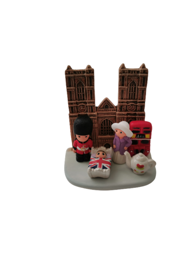 CRECHE en céramique BLOC 8x7cm- LONDRES