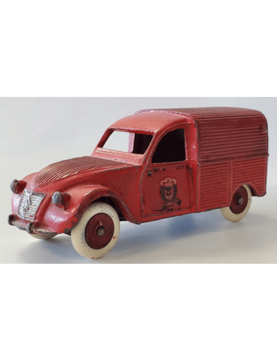 CITROEN 2CV FOURGONNETTE ROUGE DINKY TOYS 1/43 SANS BOITE