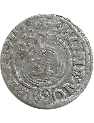 POLOGNE - SIGISMUND III 3 POLKER argent 1621 0gr90 TB+