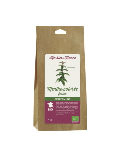 Menthe Poivrée feuilles 40g