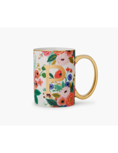 Mug Garden Party Lettres P - Rifle Paper Co