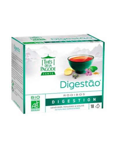 Digestao, thé digestion Bio-18 infusettes-Thés de la Pagode