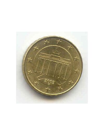 Allemagne 2002 D 10 CENTIMES SUP