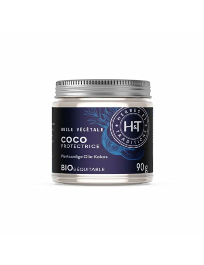 Huile  végétale de Coco Bio-90g-Herbes et Traditions