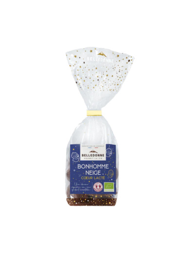 Bonhomme de neige coeur lacté 120g