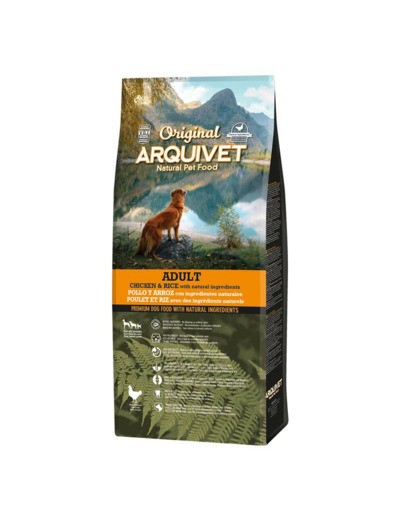 Arquivet Original pour chiens adultes, poulet & riz - 12Kg