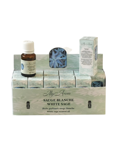 Flacon d'Huile Parfumée 10ml Sauge Blanche