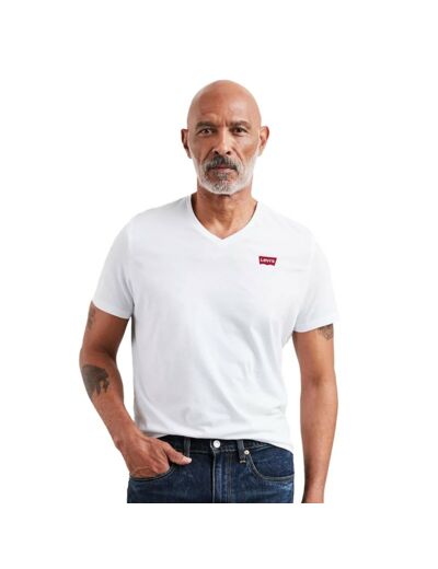 T-SHIRT Levi's® HOUSEMARK ORIGINAL COL V Blanc