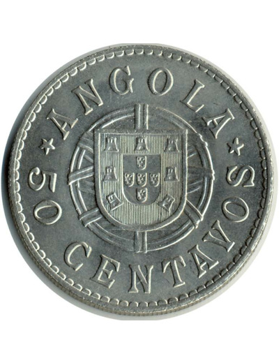 ANGOLA 50 CENTAVOS 1922 SUP (W65)