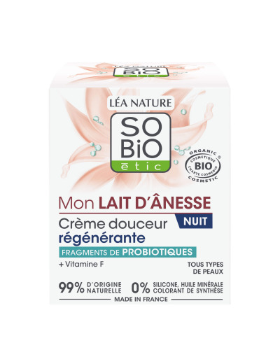 Crème douceur régénérante nuit Mon Lait d'??nesse 50ml