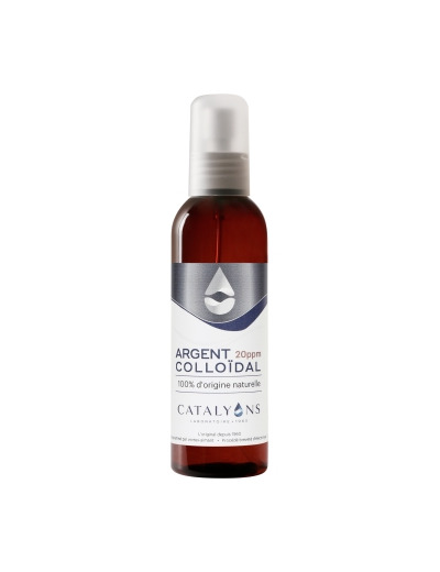 Oligo élément ARGENT colloïdal 20 ppm Catalyons Spray pulvérisateur 150ml