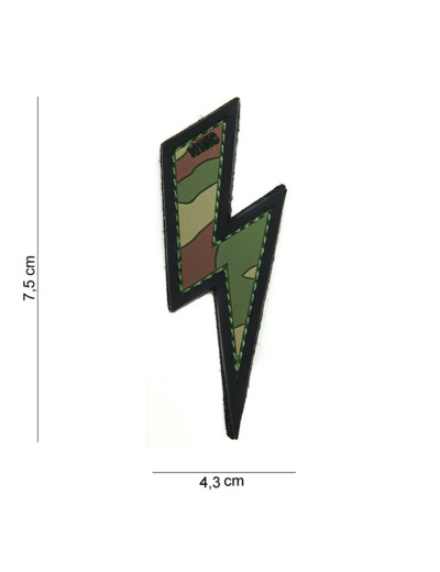 Patch 3D PVC Eclair Woodland