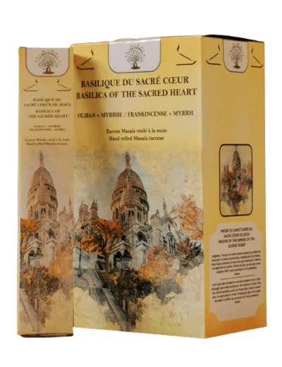 1 étui de 12 bâtons d'Encens - Basilique du Sacré Coeur - Oliban