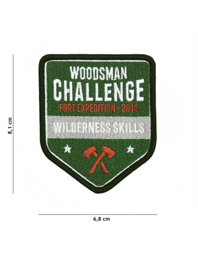 Patch tissu Woodsman Challenge