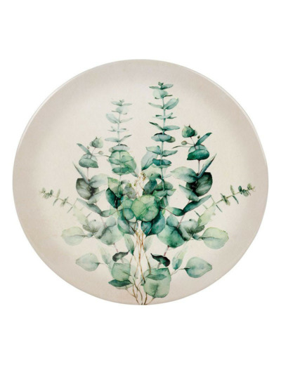 Dessous de plat dolomite Eucalyptus vert 20cm