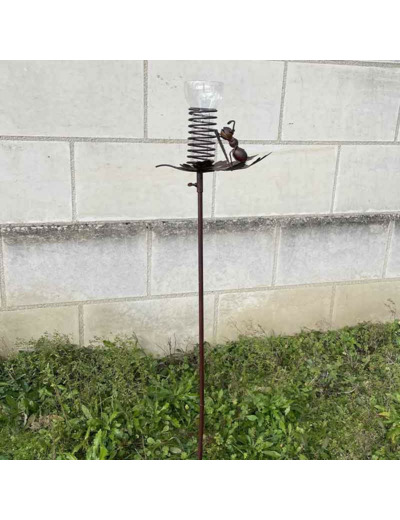 Pluviomètre fourmis 25x15x130 cm