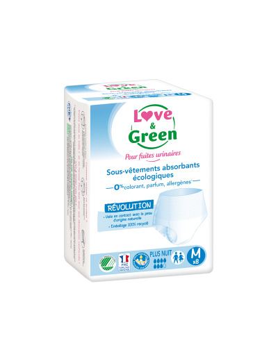 Sous vêtements absorbants adulte Nuit Taille M x8