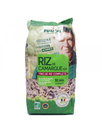 Trio de Riz de Camargue Complets Bio 500g