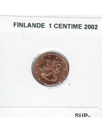 FINLANDE 2002 1 CENTIME SUP-