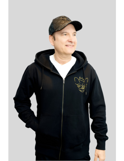 Veste brodée à capuche zippée Oh la la Chihuahua – Jean-Marc Généreux