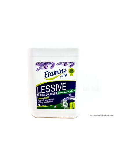 Lessive Blanc Couleurs Lavandin Ecocert 5L