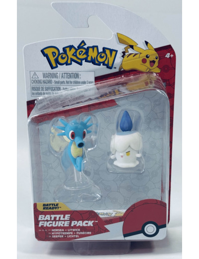 POKEMON BATTLE FIGURE PACK HYPOTREMPE ET FUNECIRE DE CHEZ JAZWARES