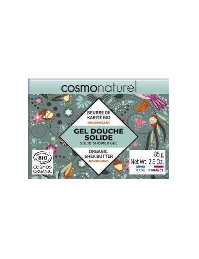 Gel douche solide au beurre de karité bio 85g