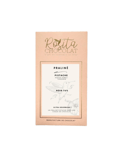 Tablette Praliné Pistache Noir