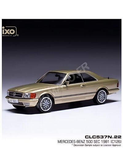 Miniature Mercedes 560 SEC 1981 - 1/43 - CLC537N - IXO