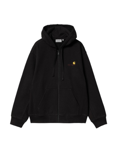 Sweat Zippé Capuche CARHARTT WIP American Script Black